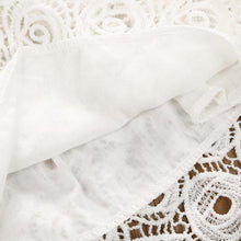 Load image into Gallery viewer, Handmade Classic Baby Girls Dress with Princess Floral Lace And Hollow Out Short Sleve Party Dress For Girls
