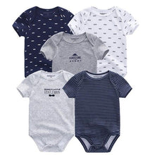 Load image into Gallery viewer, 5 PC Baby Summer High Quality Striped Rompers Jumpsuit For Boy &amp; Girls Comfortable Clothes
