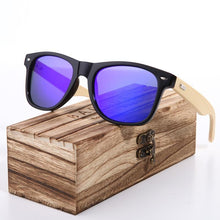 Load image into Gallery viewer, New Pink Sunglasses Wood Bamboo Sunglasses Fashion Mirror Sunglasses Brand Designer Glasses For Women and Men With UV400 Protection
