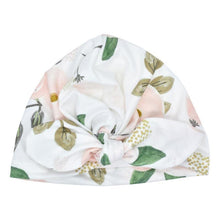 Load image into Gallery viewer, Cute Soft Cotton Knot Printed Rabbit Ears Turban Hat Indian Flower Cap for Baby Girls Accessories
