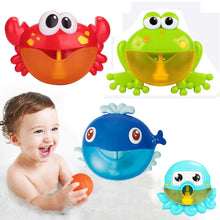 Load image into Gallery viewer, Baby Educational Bubble Machine Music Kids Bath Toy Bathtub Soap Automatic Bubble Maker Baby Bathroom Toy For Children
