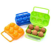 Load image into Gallery viewer, Outdoor Camping Tableware Portable Camping Picnic BBQ Egg Box Container Egg Storage Boxes Travel Kitchen Utensils Camping Gear
