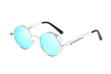 Load image into Gallery viewer, Luxury Popular Retro  Gothic Steampunk Polarized Men and  Women Brand Designer Vintage Round High Quality Metal Frame Sunglasses With UV400 Protection
