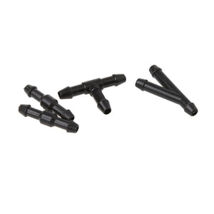 6XDB Car Accessories Connectors DIY Windscreen Car Water Wiper Nozzle Washer Spray Jet Hose Pipe Compatible for Peugeot 307