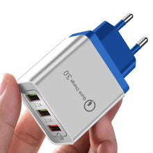 Load image into Gallery viewer, Fast Modern USB Charger Quick Charge 3.0 Wall Portable Mobile Phone Powerful Charger
