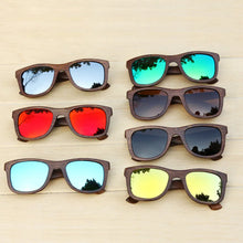 Load image into Gallery viewer, BerWer Bamboo Sunglasses 2023 Fashion Polarized Sun Glasses Popular New Design Wooden Sunglass Frame Handmade
