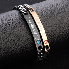 Load image into Gallery viewer, Women Silver Color Rose Gold Bracelet for Female Crystal Heart Charm Bracelet For Women Bridal Wedding Fine Luxury Jewelry Gift
