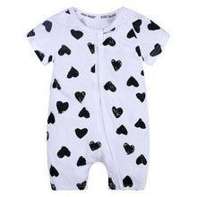 Load image into Gallery viewer, Modern Printed Newborn Baby Short Sleeved Cotton Jumpsuit Infant Cartoon Animal Costumes Clothing For Girls and Boys Kids
