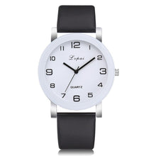 Load image into Gallery viewer, Woman's Watch Fashion Simple White Quartz Wristwatches Sport Leather Band Casual Ladies Watches For Women and Girls
