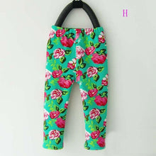 Load image into Gallery viewer, New Luxury Autmn Print Design For 0-2 Years Kids Winter Baby Girls Leggings Floral Print Casual Thick Pants for Kids clothing Cotton Warm Children's Trousers
