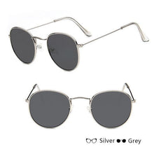 Load image into Gallery viewer, Leon Elegant Unisex Woman and Man Classic Round  Sunglasses Designer Glasses Lady Round Luxury Retro Sunglasses With Vintage Mirror Oculos De Sol Gafas

