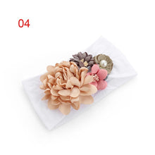 Load image into Gallery viewer, Baby Bow Hairband Elastic Headband Cute 3D Flower Stretch Turban Flower Head Wrap Princess Hair Accessories Bow For Baby
