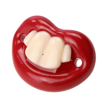 Load image into Gallery viewer, Silicone Baby Lip Pacifier Kiss Pink Rose Red Lip Shape Teeth Soothers Funny  Baby Pacifiers For Baby and For Kids
