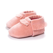 Load image into Gallery viewer, Baby PU Soft Soled Non-slip Leather Shoe For Autumn And Winter Warm Comfortable Shoes
