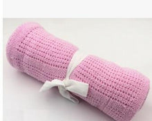 Load image into Gallery viewer, Baby Blanket Cotton Super Soft Blankets Newborn Swaddle Infant Wrap Bath Towel Girl Boy Stroller
