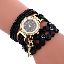 Load image into Gallery viewer, Women watches New luxury Casual Analog Alloy Quartz Watch PU Leather Bracelet Watches Gift For Female and Women
