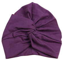 Load image into Gallery viewer, Baby Hat Cotton Soft Turban Knot Girl Summer Hat Bohemian style Kids Newborn Cap for Baby Girls
