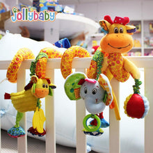 Load image into Gallery viewer, Stuffed Stroller Toys Animal Baby Crib Pram Bed Hanging Educational Infant Baby Rattle For Kids

