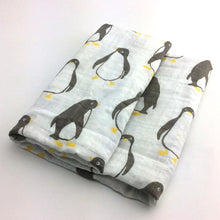 Load image into Gallery viewer, Baby Blankets Newborn Soft Organic Cotton Baby Blanket Muslin Swaddle Wrap Feeding Burp Cloth
