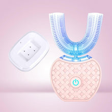 Load image into Gallery viewer, Teethbrush Whitening V-White 360° Ultrasonic Electric Toothbrush Sonic Toothbrush for Adults | 2021 Model | Rechargeable Portable Automatic LED light Infrared Protecting for Gums IPX7 Waterproof Hands Free
