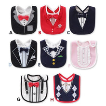 Load image into Gallery viewer, Newborn Scarf Baby Bib Waterproof Feeding Bib Bandana Bow Tie Baby Bibs Silicone Bib For Kids
