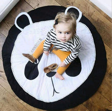 Load image into Gallery viewer, Luxury Mdoern Cartoon Animals Baby Play Mat Foldable Kids Crawling Pad Round Carpet Rug Toys Cotton Children Room Decor Photo Props Carpet For Kids
