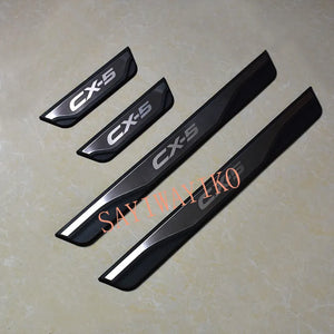 FIT For Mazda CX-5 Cx5 2012 2014  2016 2017 2021 Door Sill Scuff Plate Welcome Pedal Stainless Steel Car Styling Car Accessories