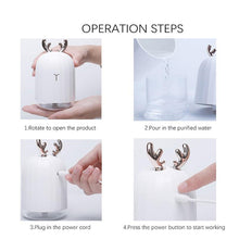 Load image into Gallery viewer, 220ml USB Diffuser Aroma Essential Oil Car Air Humidifier Ultrasonic 7 Color Change LED Night Light Cool Mist Maker For Home Perfect Gift
