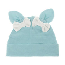 Load image into Gallery viewer, Baby Girl Hat Rabbit Ear Hat For Girls Cotton Bow Knot Children's Cap Toddler Kids Hats Cartoon Hats
