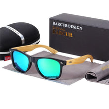 Load image into Gallery viewer, Natural Handmade Polarized Bamboo Classic Sunglasses for Men and Woman  Wooden Sunglasses Oculos de sol masculino With UV400 Protection for eye
