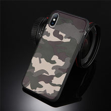 Load image into Gallery viewer, Army Green Camouflage Case For iPhone 11 12Pro 13 Pro Max SE X XR XS Max 6 6S 7 8 Plus Soft Silicone Back Cover Black And White Camo Camouflage Thin Design Durable Hard Plastic Protective Case
