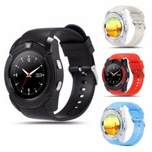 Load image into Gallery viewer, Famous Sport Men Smart Watch WIth SIM card For Android and IOS sistems With Camera Rounded Answer Call Dial Call Smartwatch and  Heart Rate Fitness Tracker
