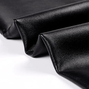 BIVIGAOS Fall Winter Women's Fleece Black Leather Pants Female PU Leggings Slim Skinny High Waist PU Leggings Trousers For Women