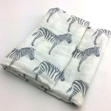 Load image into Gallery viewer, Baby Blankets Newborn Soft Organic Cotton Baby Blanket Muslin Swaddle Wrap Feeding Burp Cloth
