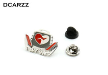 Load image into Gallery viewer, DCARZZ Defibrillator Brooch Medical Fashion Jewelry Gift for Doctor/Nurse/Medical Student Pin Women Jewelry
