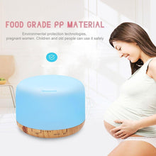 Load image into Gallery viewer, Air Humidifier Essential oil diffuser 300ML 500ML Ultrasonic Cool Mist Maker Fogger Humidifier LED Lamp Aroma Diffuser Electric  Aromatherapy Diffuser umidifier Aroma Essential Oil Diffuser with 4 Timers 2 Misting Modes Waterless Auto Off

