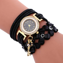 Load image into Gallery viewer, Women watches New luxury Casual Analog Alloy Quartz Watch PU Leather Bracelet Watches Gift For Female and Women

