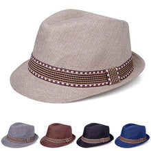 Load image into Gallery viewer, Modern Baby Hat Children Jazz Straw Cap for Baby Boys/Girls Cap Baby Hat For Kids Sun Cap  For Kids In Elegant Design
