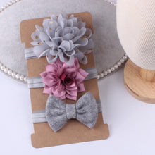 Load image into Gallery viewer, Bow Set Baby Girl Bows Hair Accessories Chiffon Flower Headband Bow knot Party Princess Dress Decoration For Girls Baby and Kids
