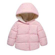 Load image into Gallery viewer, Modern Designer New Winter Baby Outerwear Hooded Printed Cotton Padded Jacket and Coats For Babies and Girls Kids

