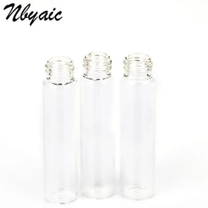 Nbyaic 5Pcs  Portable Mini Perfume Bottle Glass Empty Bottle Cosmetics Bottled Toner Spray Bottle Nebulizer 2ml 3ml 5ml 10ml