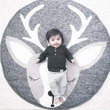 Load image into Gallery viewer, Modern Luxury Animal Carpet For Baby Play Mats Wewborn Infant Soft Sleeping Mat Cotton Rabbit Lion Raccoon Swan Pegasus Koala Cat Bear Carpet For Kids
