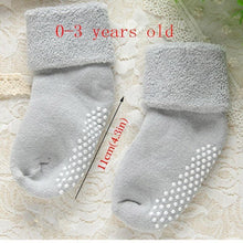 Load image into Gallery viewer, Cotton Newborn Baby Durable Anti Slip Floor Socks For Baby Boy And Baby Girl Perfect Baby Shower Gift
