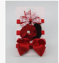 Load image into Gallery viewer, Handmade Vintage Retro Baby Elastic flower Headband Bowknot Hairband Toddler Infants For Baby
