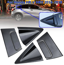 Load image into Gallery viewer, For Honda Vezel HR-V HRV 2016 2017 2018 Car Accessories 6 x ABS Chrome/Carbon fiber Side Rear Door Handle Bowl Cover Insert Trim
