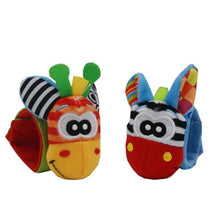 Load image into Gallery viewer, Colorful Wrist Rattles Infant Baby Kids Socks Rattle Toys Foot Socks Educational Toy High Quality Babies Gift
