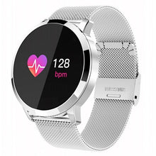Load image into Gallery viewer, New Q8 LED Bluetooth Smart Watch With Stainless Steel Waterproof Breacelet Wearable Device Smartwatch Style for Men and Women With Fitness Tracker
