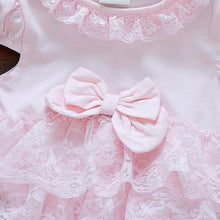 Load image into Gallery viewer, Pink Baby Luxury Bodysuit Infant Girls Princess Puffy Dress Baby Gown Party Wedding Excellent Girls Gift
