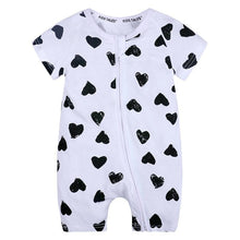 Load image into Gallery viewer, Modern Printed Newborn Baby Short Sleeved Cotton Jumpsuit Infant Cartoon Animal Costumes Clothing For Girls and Boys Kids
