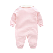 Load image into Gallery viewer, Modern Printed Jumpsuits Gentleman Autumn Long Sleeves Rompers Cotton Baby Clothes for Boys and Girls Outfits Style
